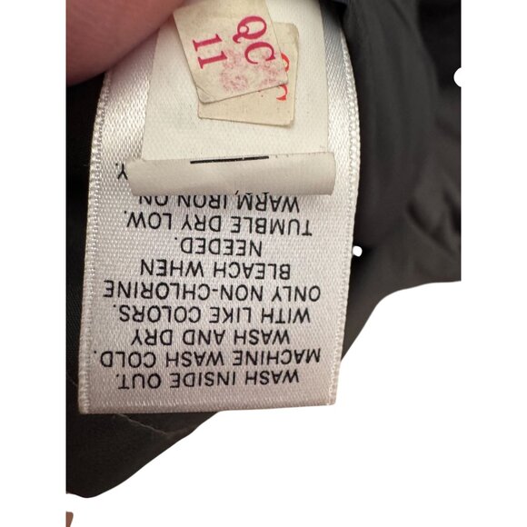 Banana Republic Gray Cap Sleeve Dress, Ruffle Front, Zip Back Size 6 - Picture 5 of 5